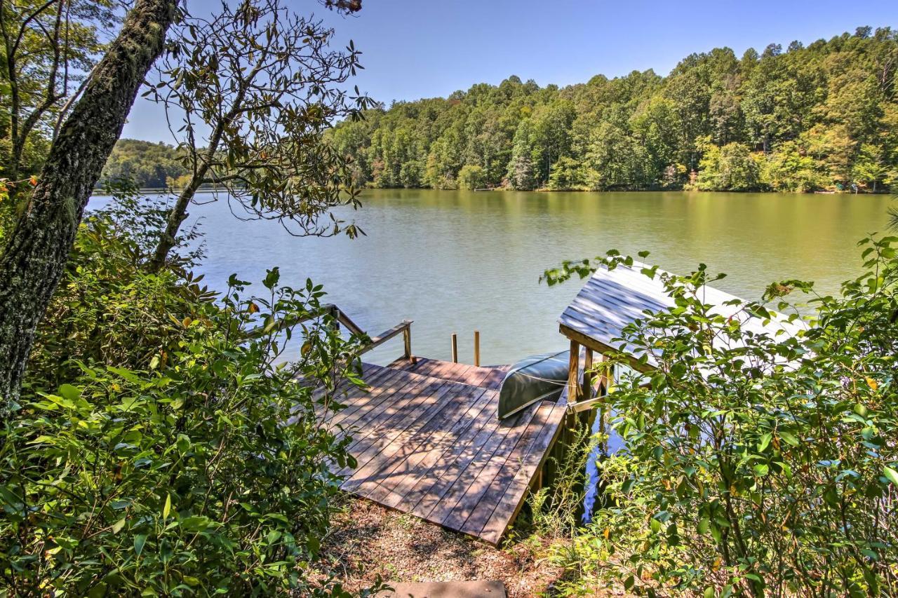 Lakefront Mountain Rest Cottage With Gas Fireplace! Walhalla Kültér fotó