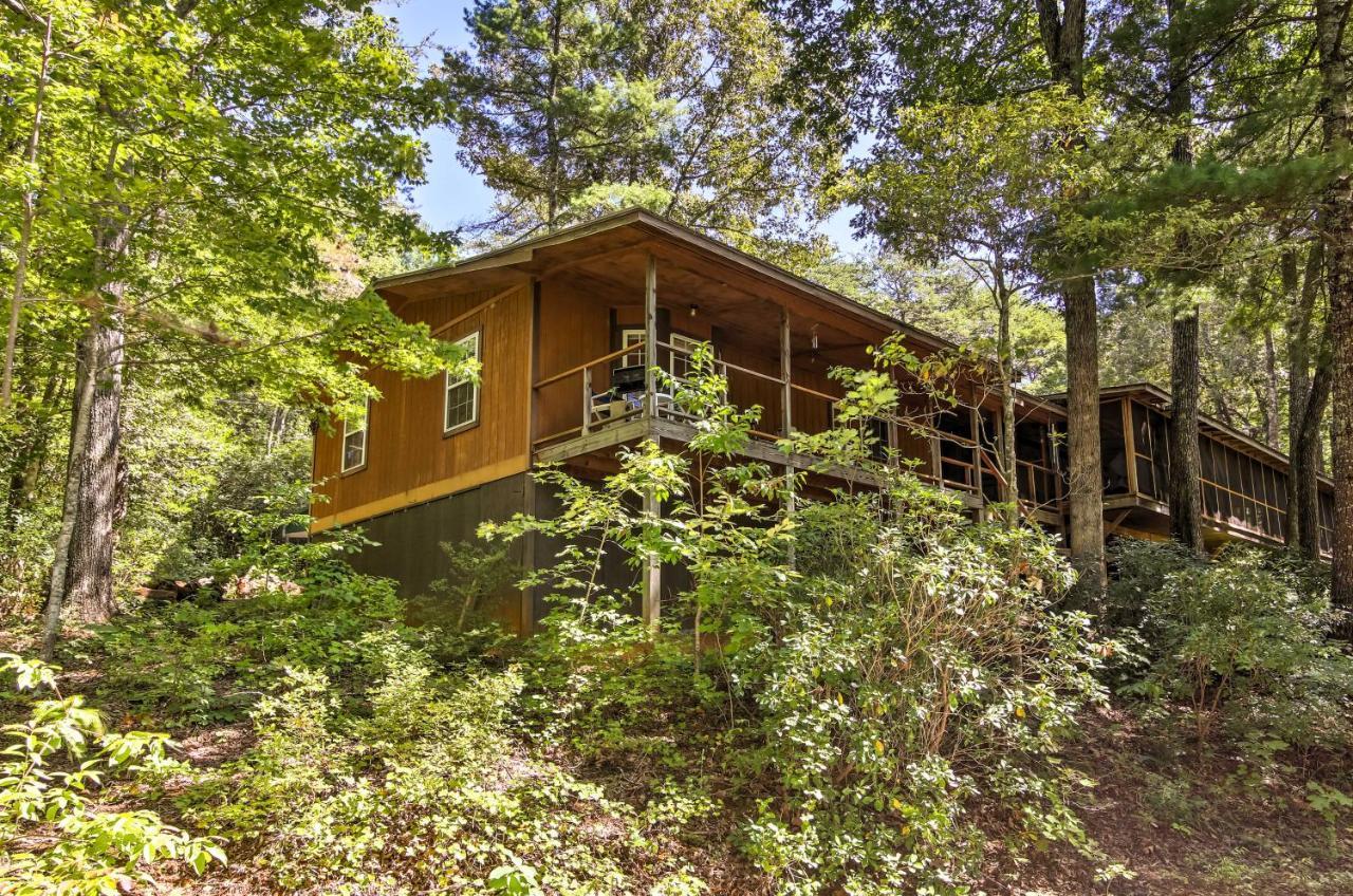 Lakefront Mountain Rest Cottage With Gas Fireplace! Walhalla Kültér fotó